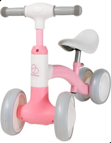 BICICLETA DE EQUILIBRIO 4 RODAS JOY - BENIBEE - Rosa
