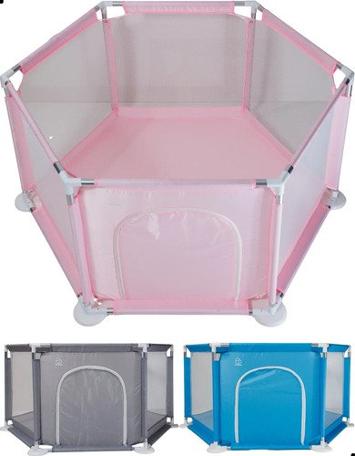CERCADO INFANTIL GOPLAY - BENIBEE - Rosa